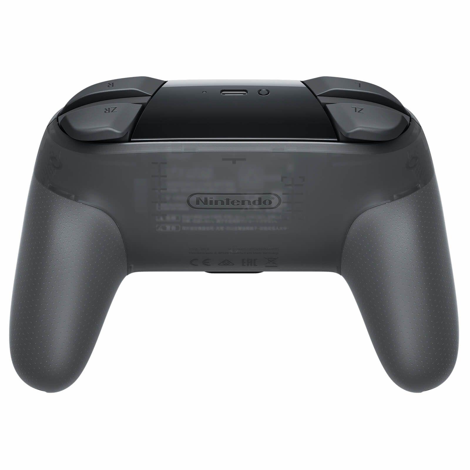 Comando NINTENDO Switch Pro Controller (Nintendo Switch - USB Type-C - Sem fios - Preto) — miniatura 3