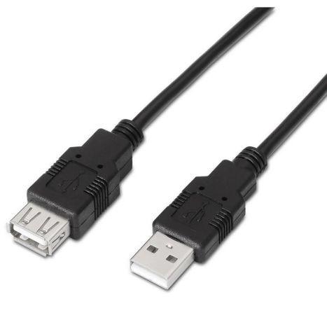 Cabo de Extensão USB AISENS A101-0016 (1,8 m - USB A - Preto) — miniatura 3