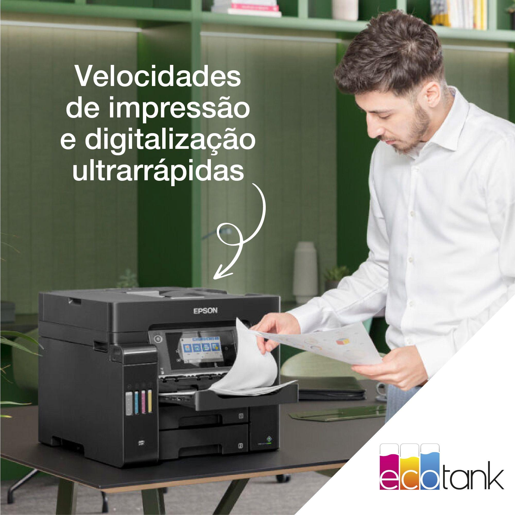 Impressora Multifunções EPSON EcoTank ET-5805 (A4 - Impressão a cores - 550 folhas - Preto) — miniatura 8