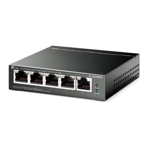 Switch TP-LINK TL-SG105PE (Gigabit Ethernet - 1 MB - 10 Gbit/s - Preto) — miniatura 2