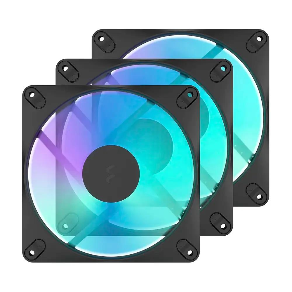 Ventoinha para Caixa de PC FRACTAL DESIGN Dynamic 3 – 14 RGB (RGB - Preto) — miniatura 2