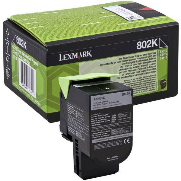 Toner LEXMARK 80C20K0 (1.000 Páginas - Preto), miniatura 2