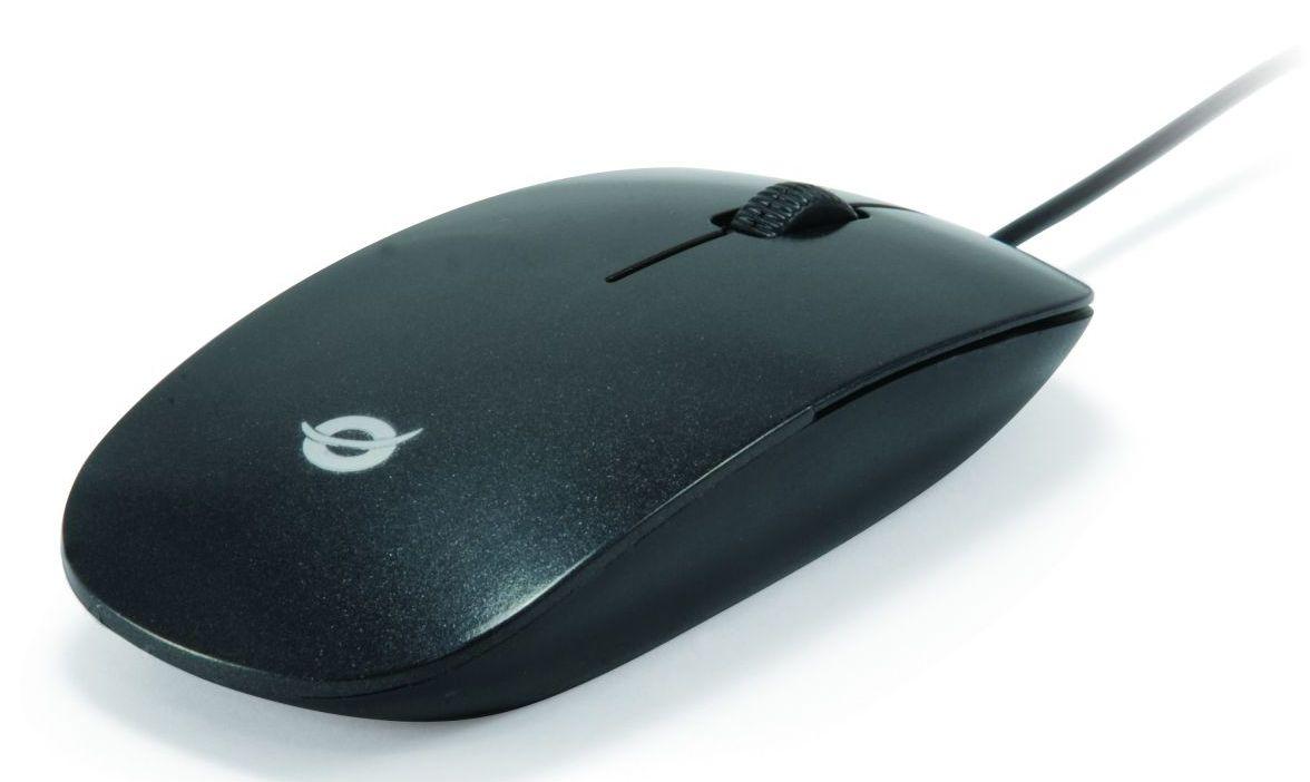 Rato CONCEPTRONIC CLLM3BDESK (Ambidestro - 800 DPI - Ótico - Preto e Cinzento)