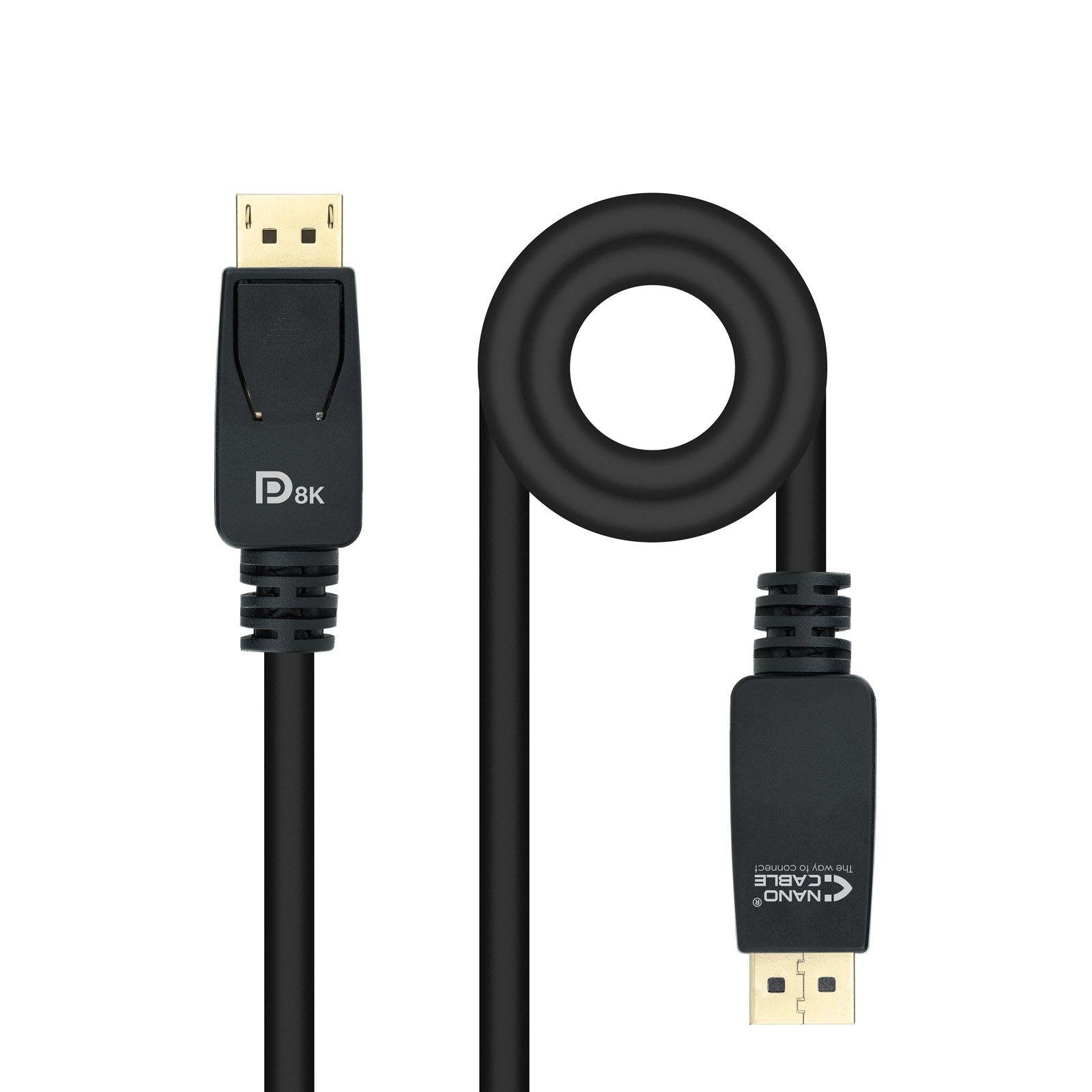 Cabo DisplayPort NANOCABLE 10.15.2503 (3 m - Preto)