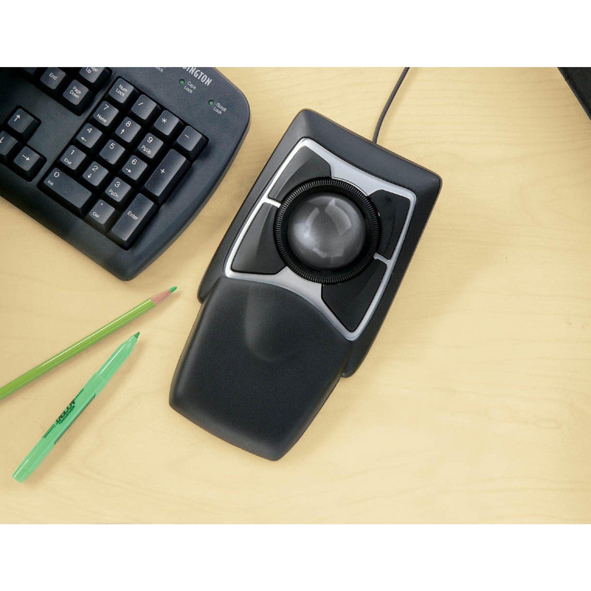Rato KENSINGTON ExpertMouse Optical (Ambidestro - 400 DPI - Ótico - Preto) — miniatura 2