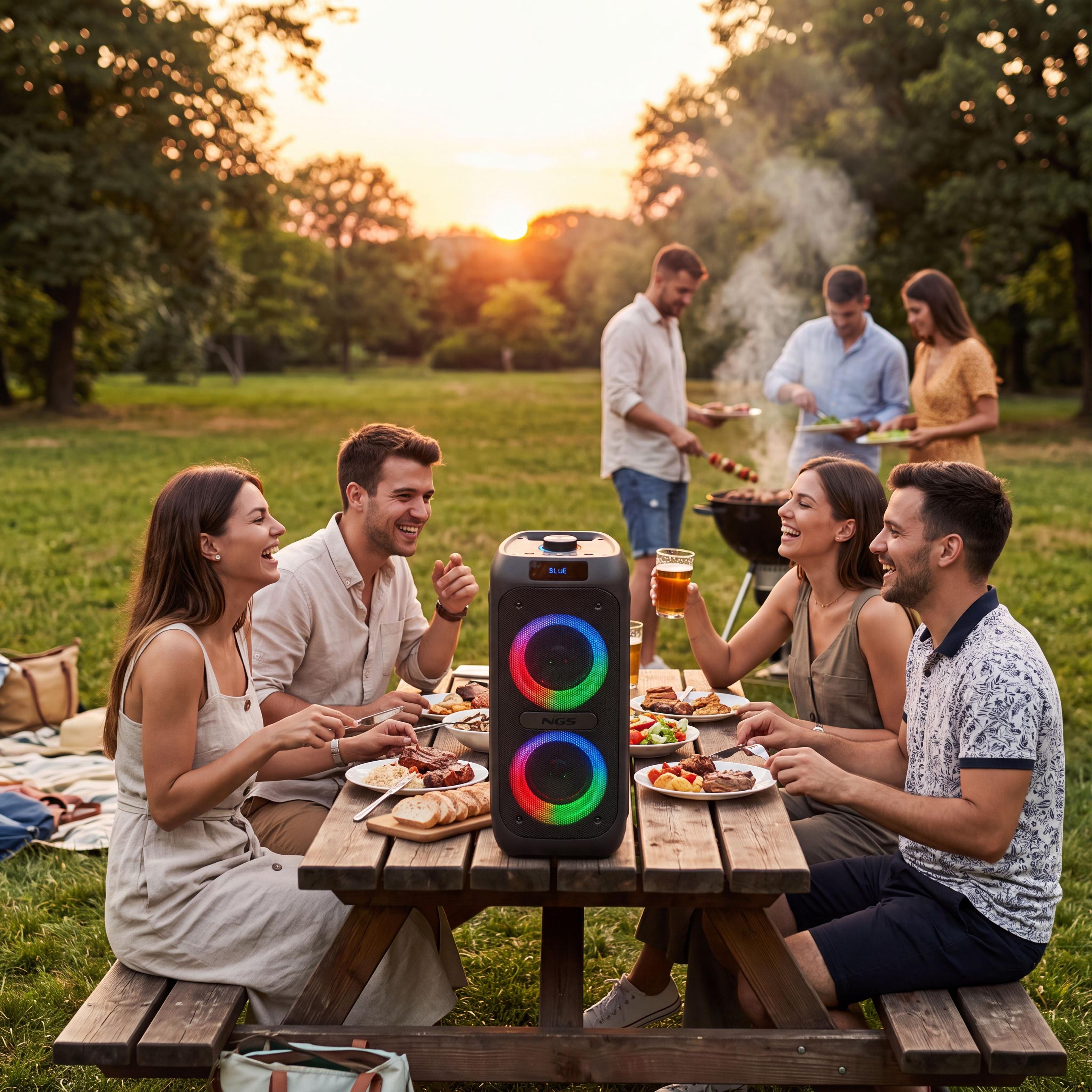 Coluna Portátil NGS Wild Banger 2 (20 W - USB Type-C - Preto), miniatura 11