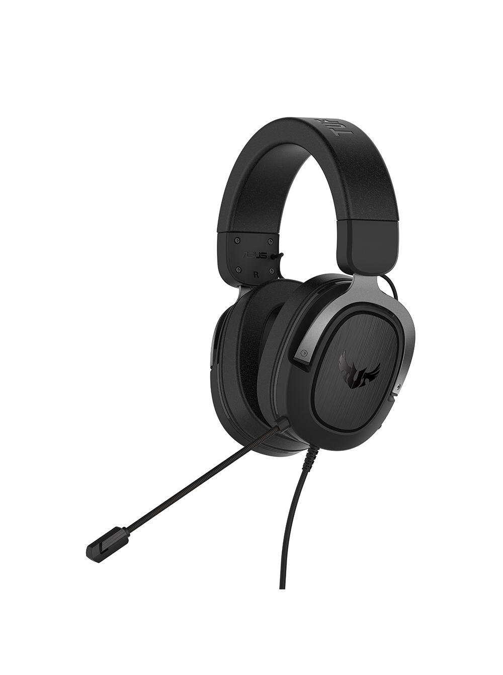 Headset Gaming ASUS TUF Gaming H3 (Binaural - Com fios - 50 mm - Cinzento Metalizado) — imagem 1
