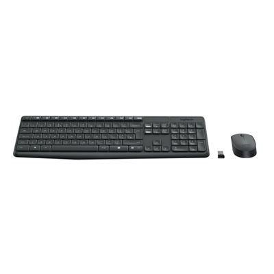Conjunto de Teclado e Rato LOGITECH MK235 (Croata, Esloveno - Membrana - Tamanho completo - Cinzento), miniatura 2