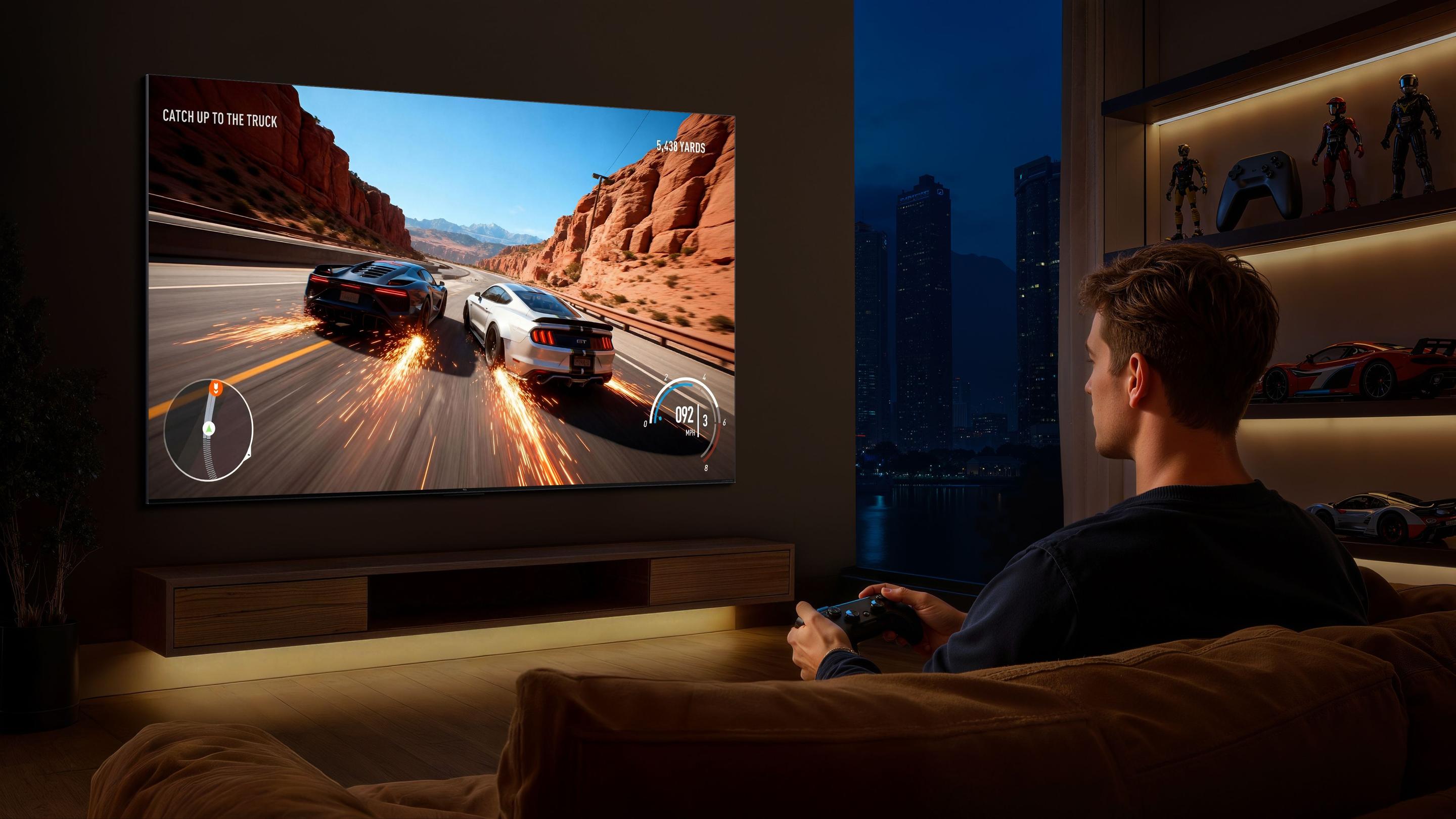 Televisão TCL TV 85C7L (SQD-Mini LED - 3840 x 2160 pixels - Mini LED - Preto), miniatura 3