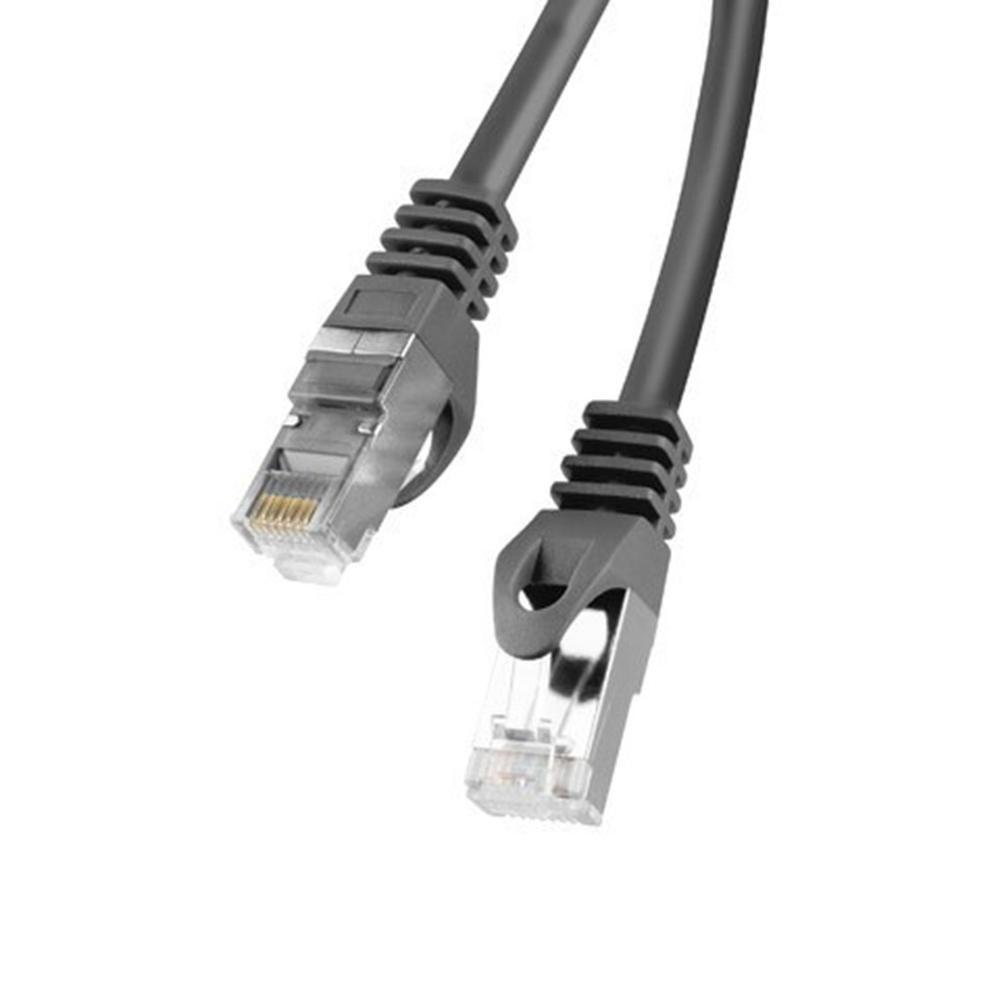 Cabo de Rede LANBERG PCF6-10CC-0500-BK (5 m - Cat. 6 - Preto)