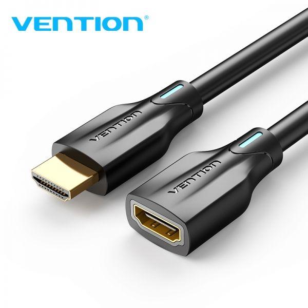 Cabo de Extensão HDMI VENTION AHBBF (1 m - HDMI 2.1 - 120 Hz - Preto)