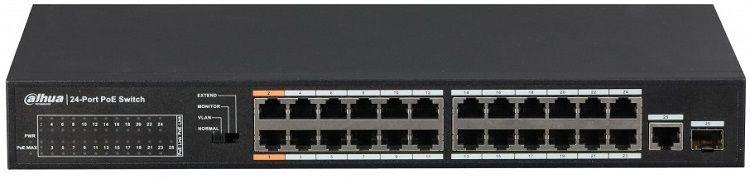 Switch DAHUA DH-PFS3125-24ET-190 (Fast Ethernet - 6,8 Gbit/s - L2 - Preto), miniatura 2