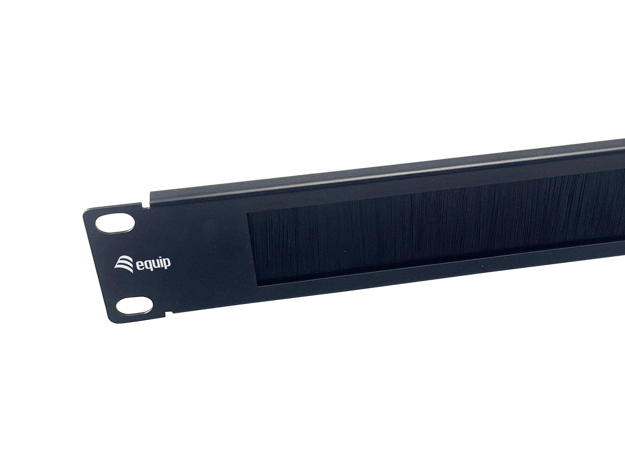 Painel Passa-Cabos com Escova EQUIP 327532 (Preto) — miniatura 2