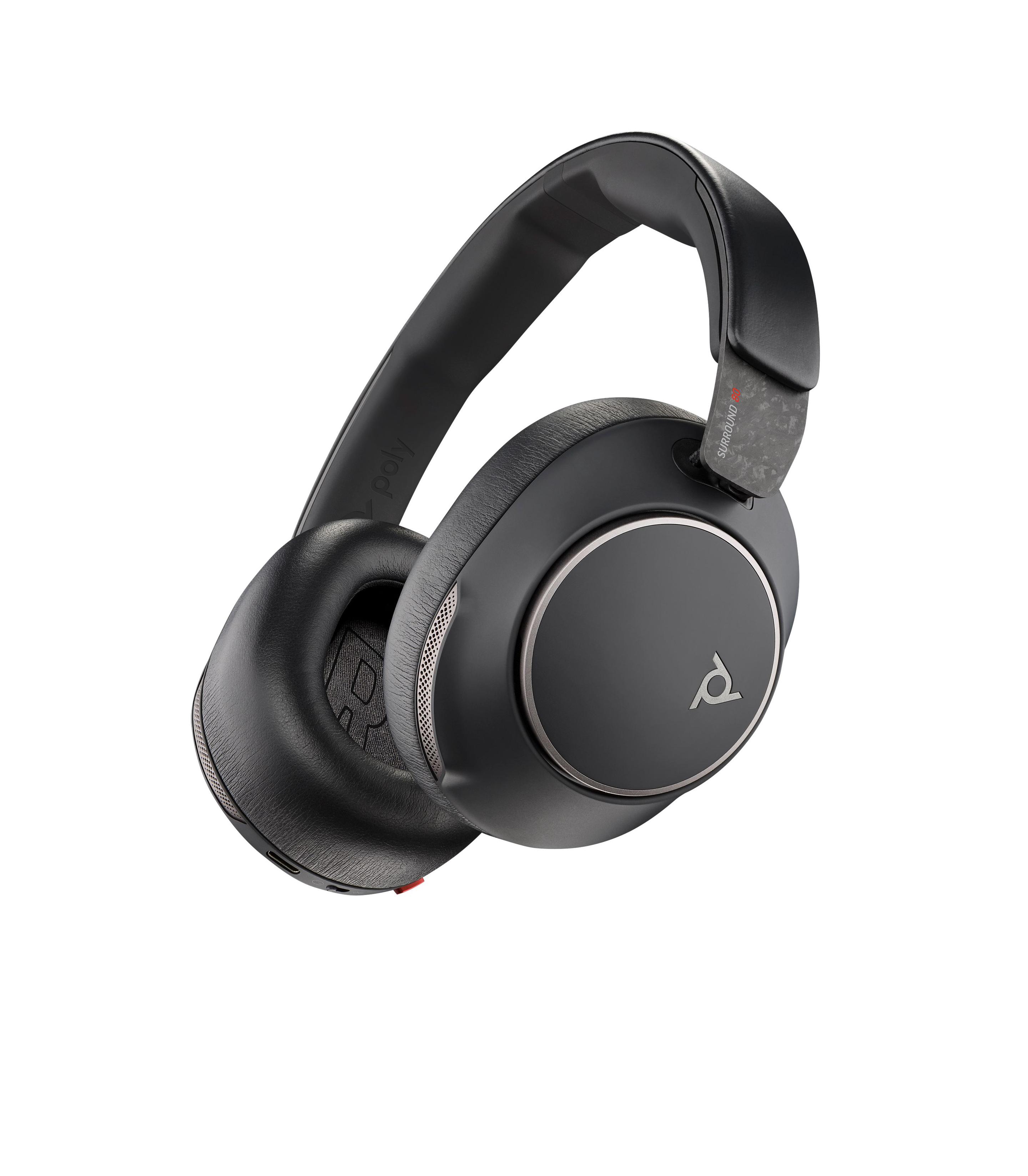 Headset POLY Voyager Surround 80 UC (Binaural - Sem fios - Supra-aural - Preto) — miniatura 6