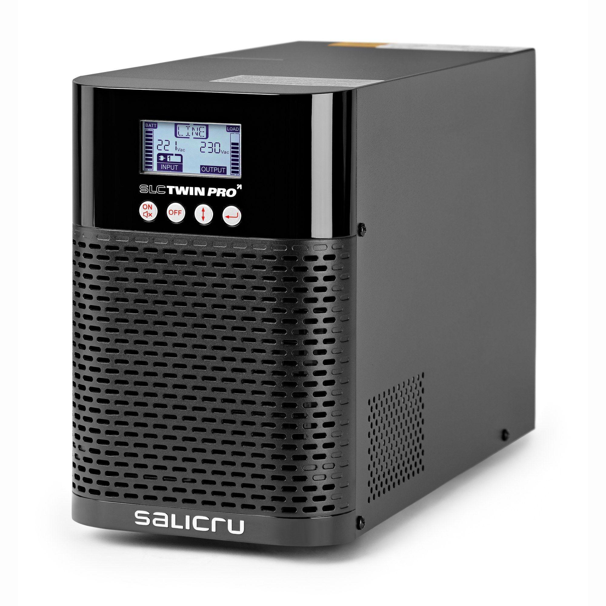 Sistema de Alimentação Ininterrupta SALICRU SLC 700 TWIN PRO2 IEC (Acopladores C13 e jumpers IEC - Preto)