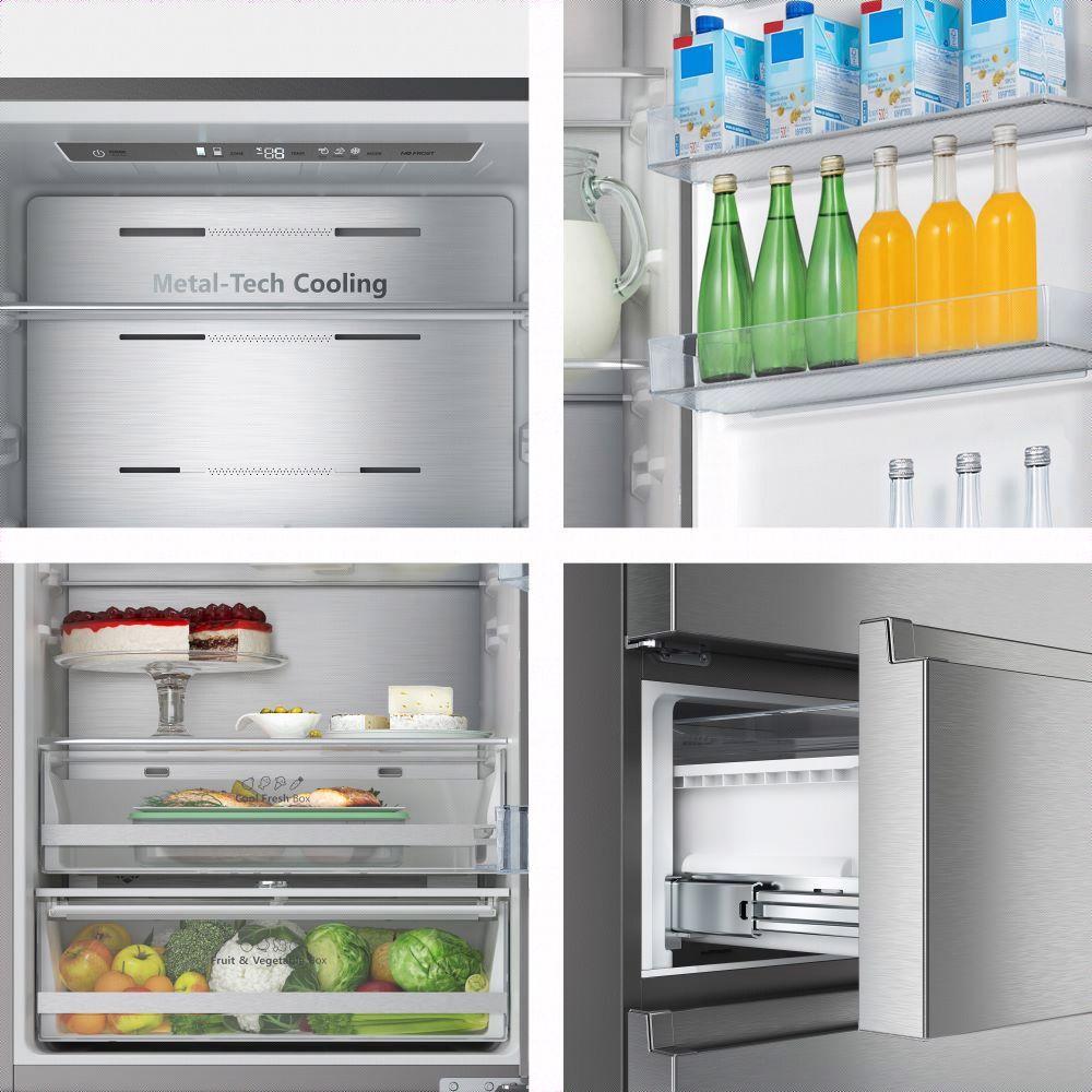Frigorífico Combinado Independente HISENSE RT641N4AIE (495 L - 200x70,4x69,4 cm - 70 cm - Inox), miniatura 2