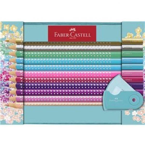 Caixa de Lápis de Cor FABER-CASTELL Sparkle (Sortido)