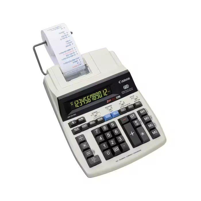 Calculadora de Secretária com Impressão CANON MP120-MG-ES II (Branco), miniatura 2