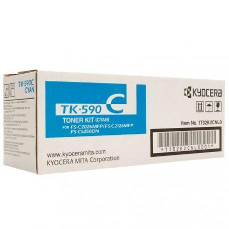 Toner KYOCERA TK-590C (5000 páginas - Ciano), miniatura 3