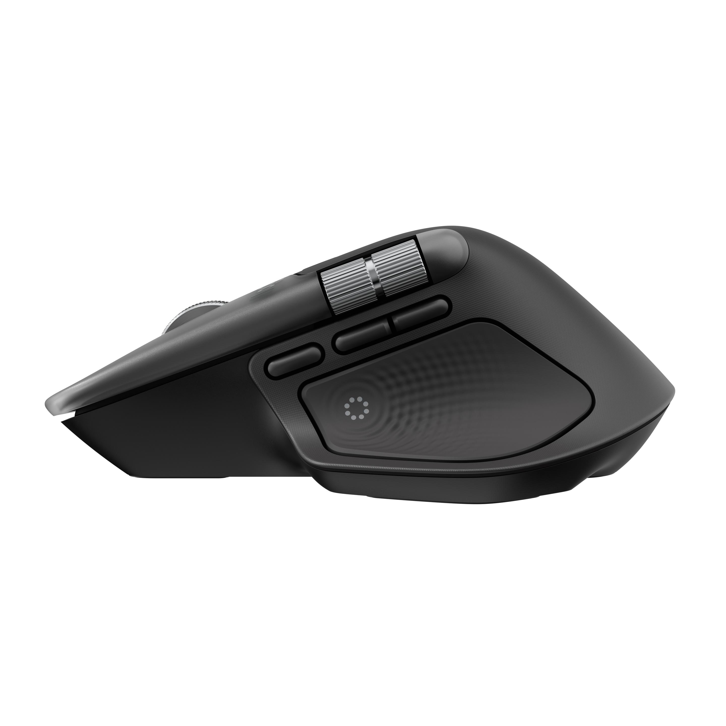 Rato LOGITECH MX Master 4 for Mac (Mão direita - 8000 DPI - Laser - Preto Espacial) — miniatura 3