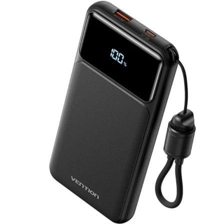 Bateria Externa VENTION XGYB0-39-TY (USB Tipo C - Preto)