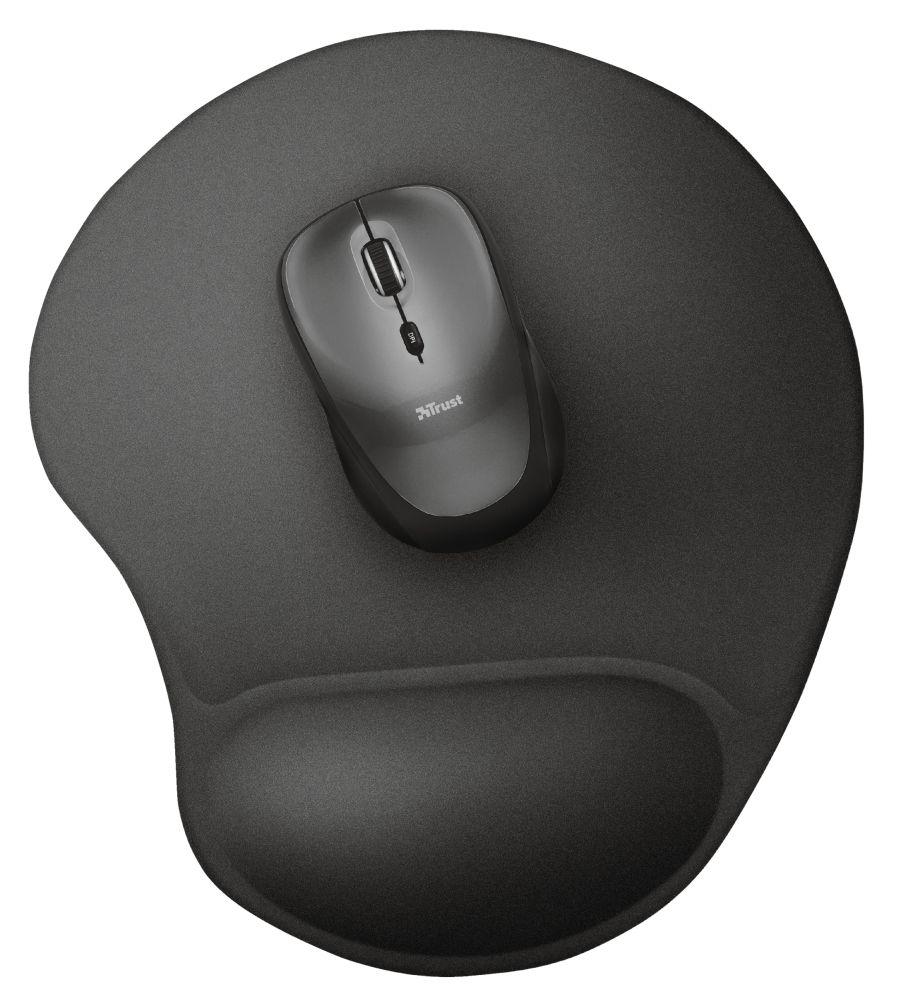 Tapete de Rato TRUST BigFoot (Microfibra - Preto) — miniatura 2