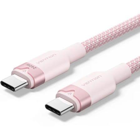 Cabo USB-C VENTION TRIPH (2 m - USB Tipo-C macho - Rosa)