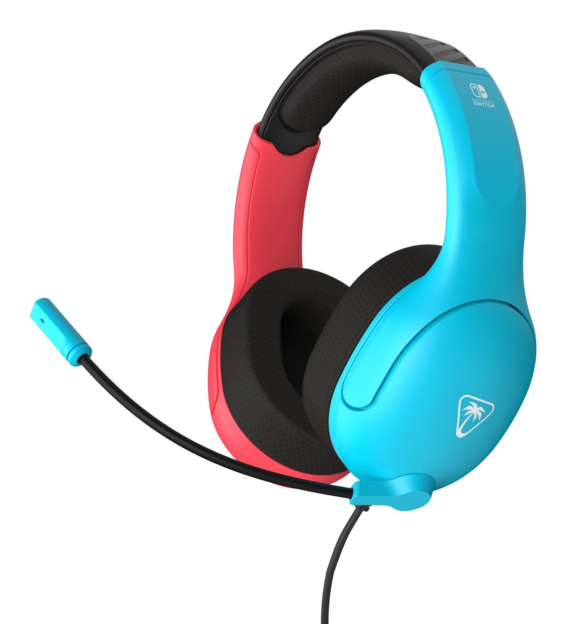 Headset Gaming TURTLE BEACH Airlite Fit (Binaural - Com fios - Circum-aural - Preto/Azul/Vermelho)