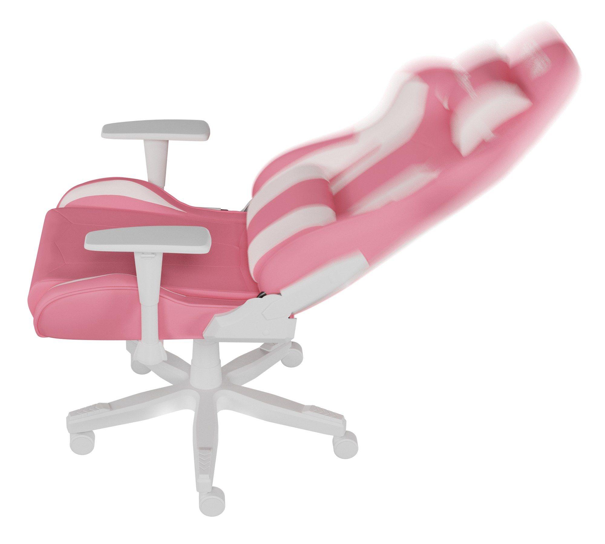 Cadeira Gaming GENESIS Nitro 710 (150 kg - 47,5-54,5 cm - 135° - Branco/Rosa) — miniatura 8
