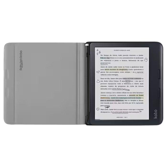 Capa KOBO Libra Colour SleepCover Notebook (Preto) — miniatura 2