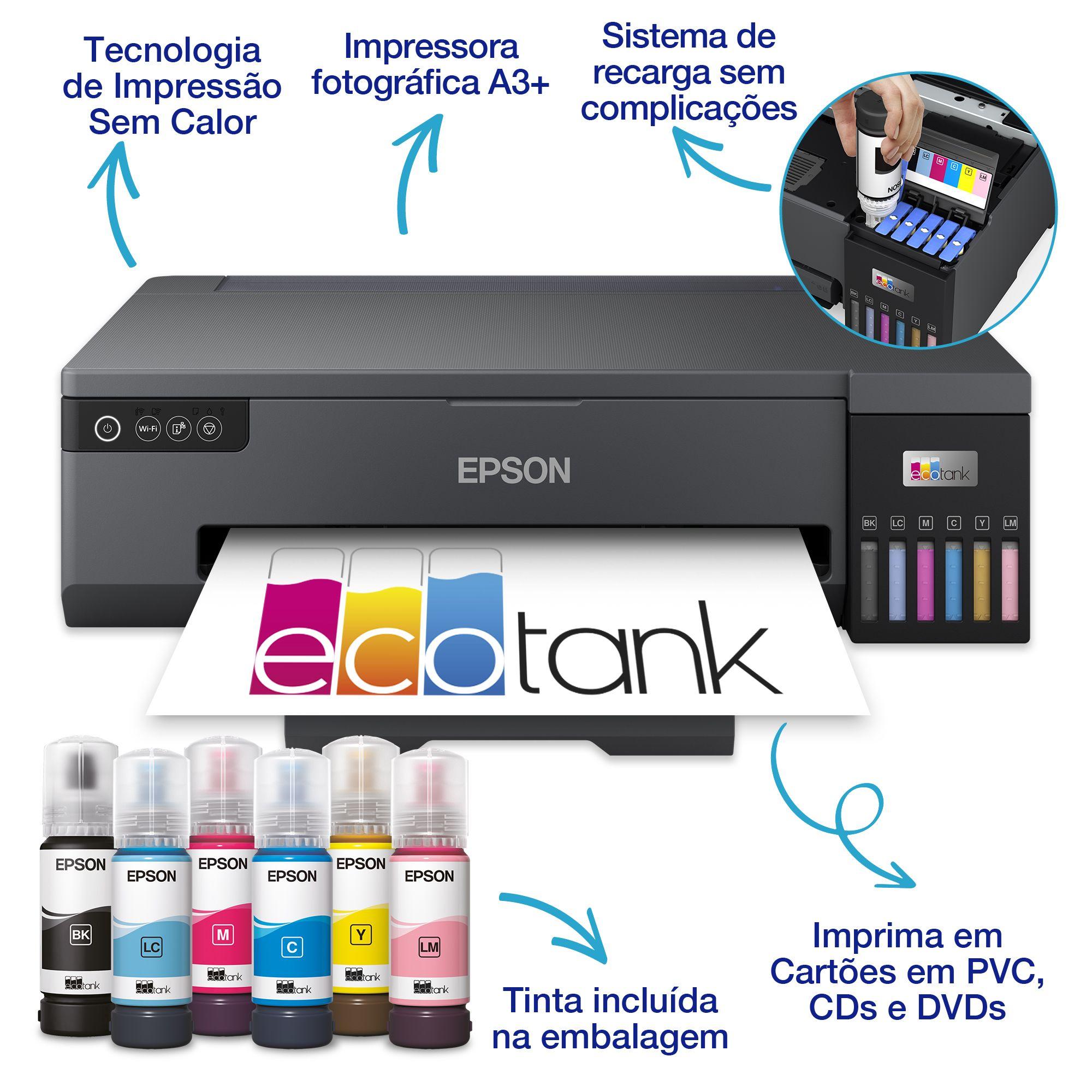 Impressora Fotográfica EPSON EcoTank ET-18100 (A3 - Preto), miniatura 5
