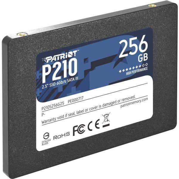 SSD PATRIOT P210 (256 GB - SATA III - 2,5" - Preto)