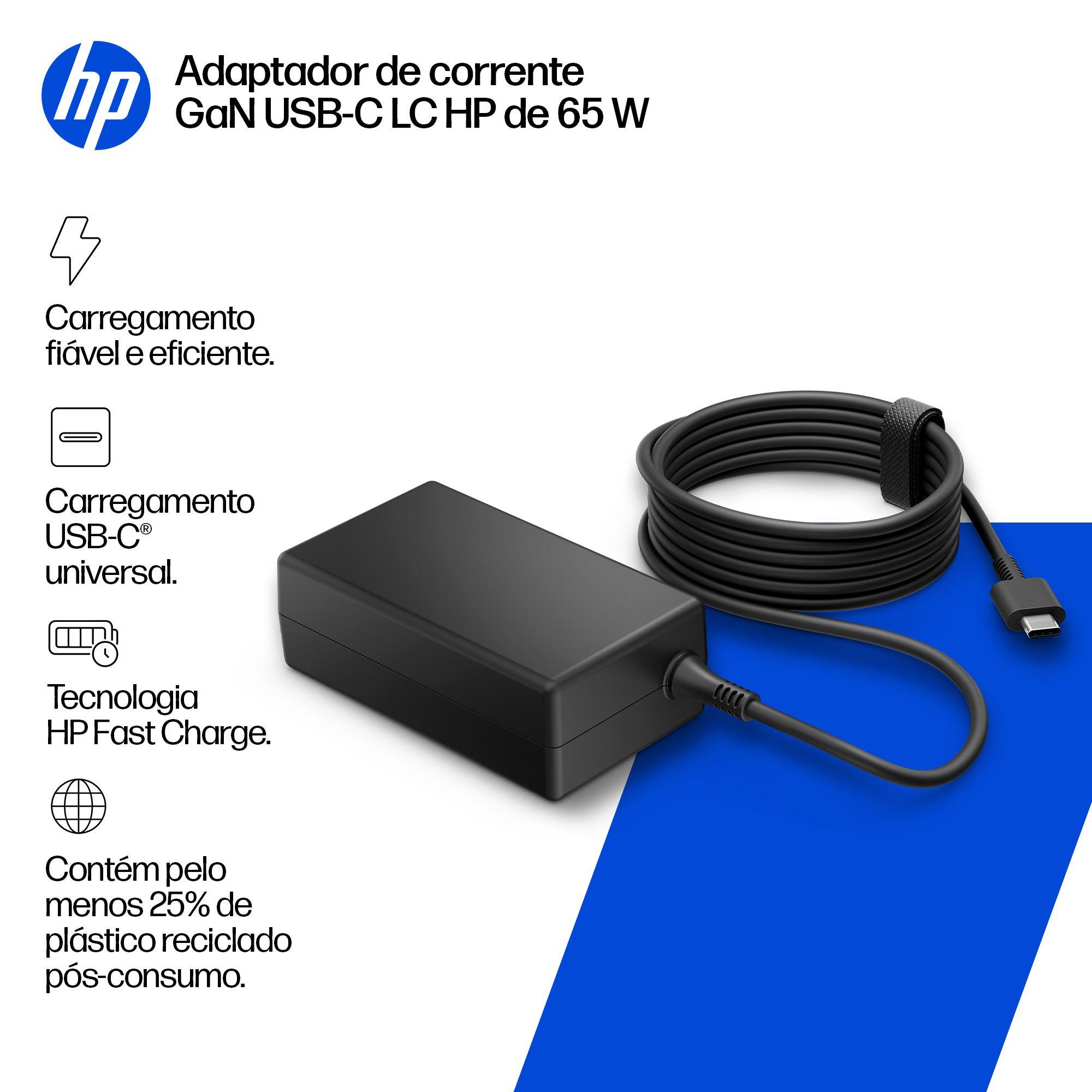 Carregador de Portátil HP D37B7AA#ABB (USB-C - Universal - Preto), miniatura 7