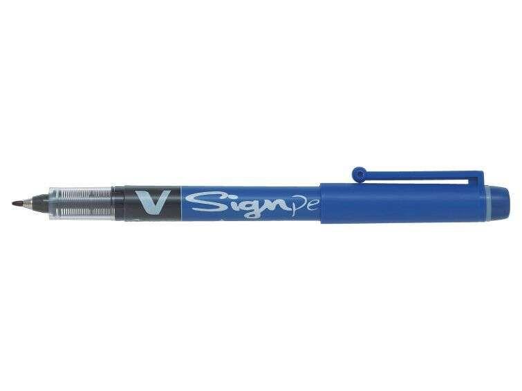 Marcador de Tinta Líquida PILOT V-Sign Pen (Azul)