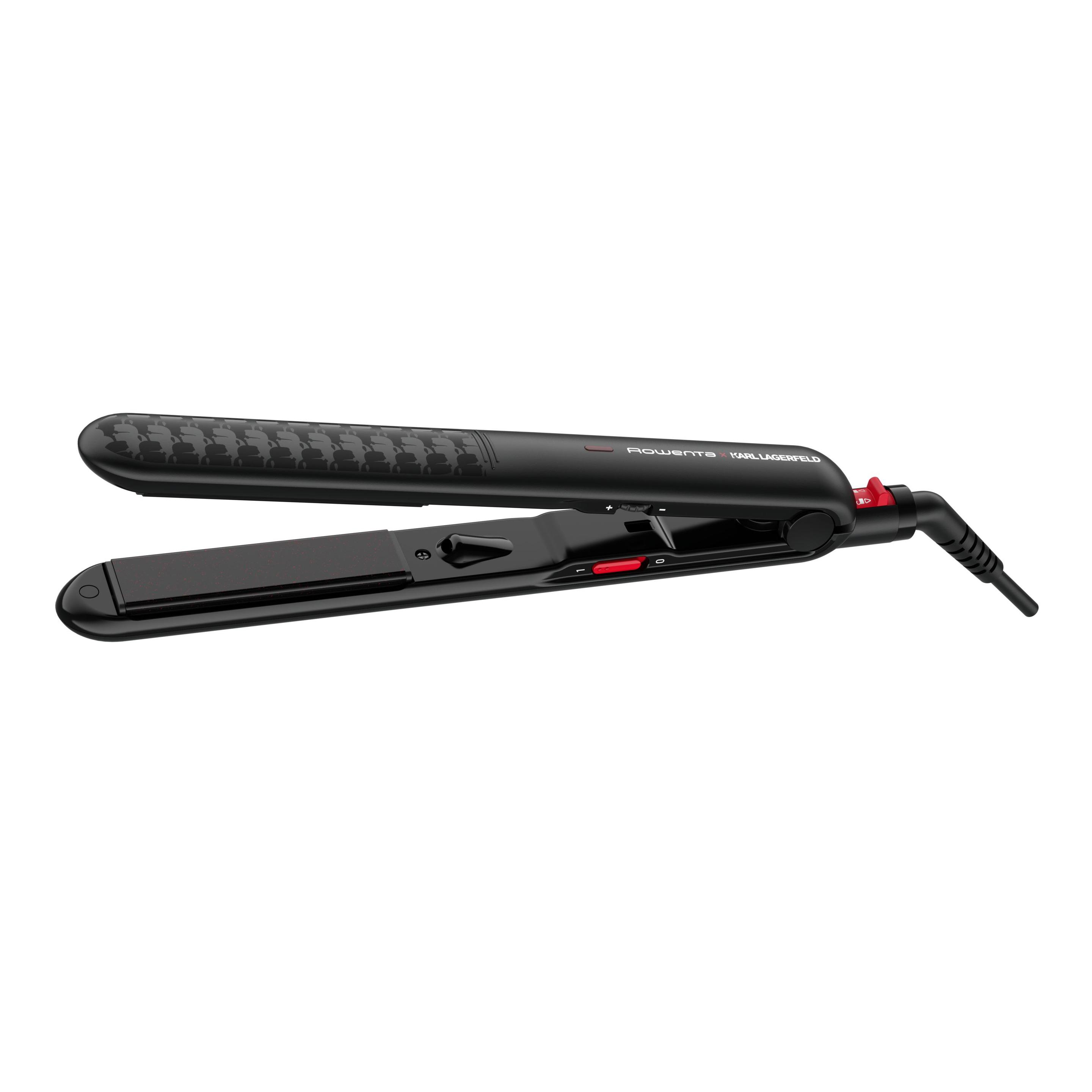 Alisador de Cabelo ROWENTA SF321LF0 Optiliss (Cerâmica turmalina - Preto/Vermelho)