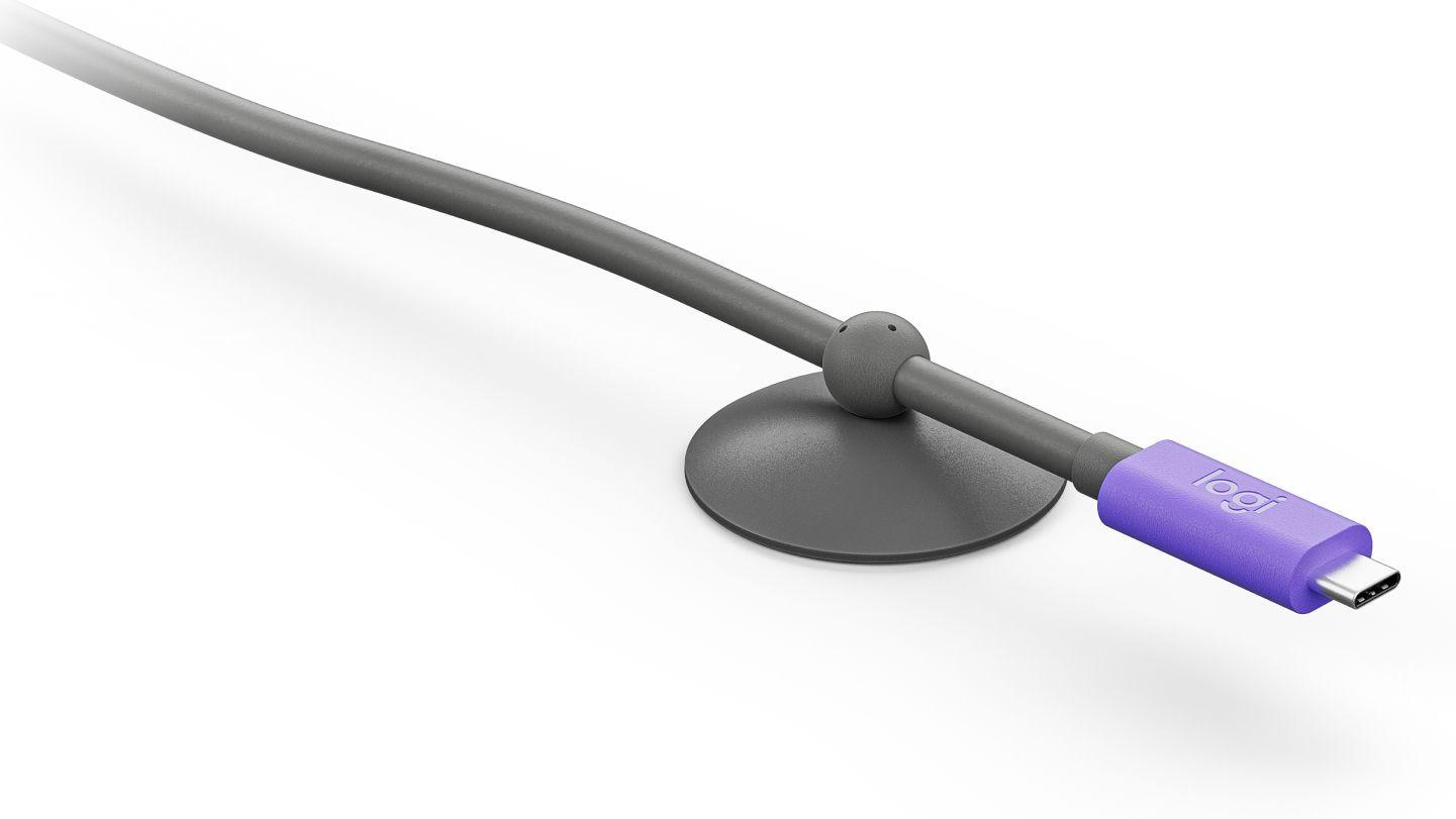 Cabo USB-C Ativo LOGITECH 952-000195 (5 m - USB C - Logitech MeetUp 2 - Grafite) — miniatura 2