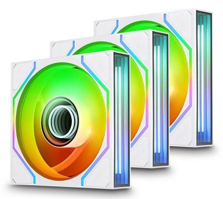 Ventoinhas para Caixa de Computador THERMALTAKE SWAFAN INFINITY EX14 ARGB Sync (RGB multicolor - 4,56 W - Branco)