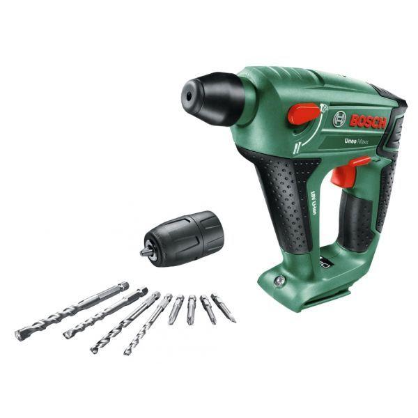 Martelo Perfurador BOSCH Uneo Maxx 18V (Verde e Preto), miniatura 2