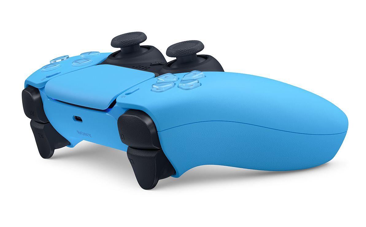Comando SONY DualSense v3 (PlayStation - Bluetooth/USB - Com fios e sem fios - Azul) — miniatura 2