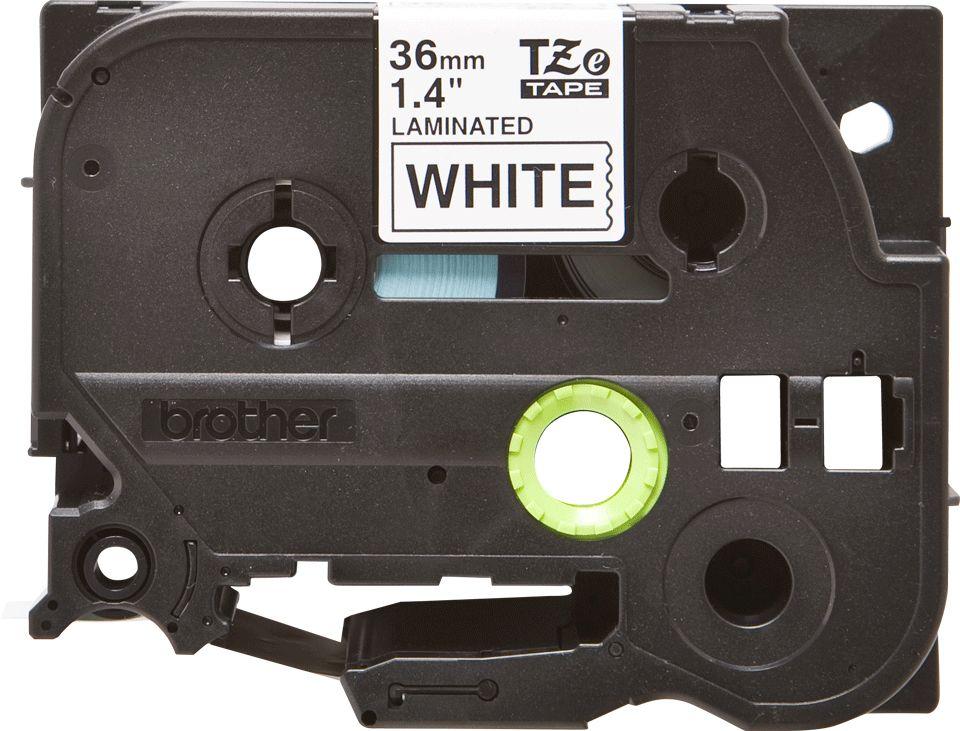 Fita Laminada para Rotuladora BROTHER TZE-261CIV (Preto sobre Branco), miniatura 3