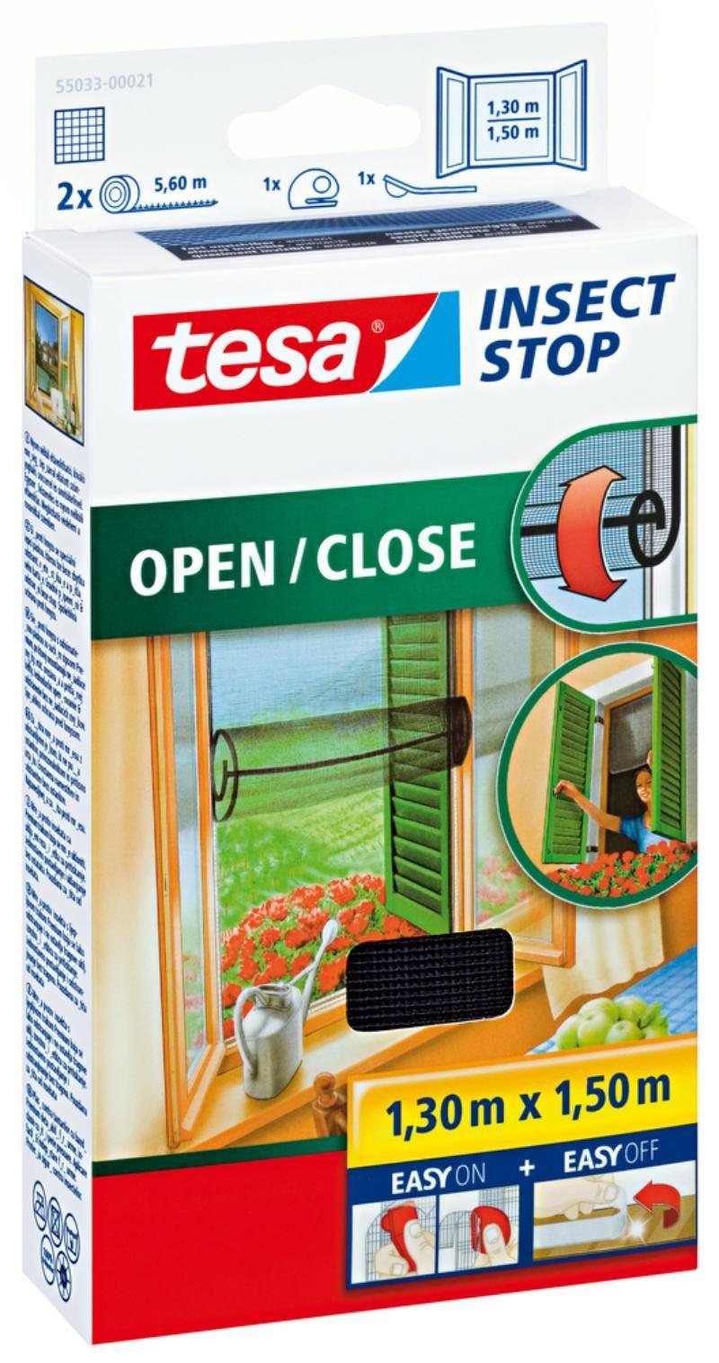 Mosquiteiro para Janela TESA Insect Stop Abrir e Fechar (Antracite) — miniatura 2