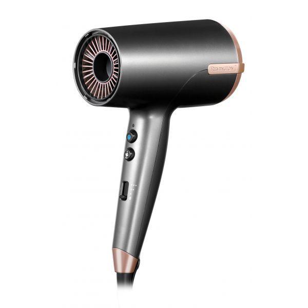Secador de Cabelo REMINGTON D6077 (Bronze e Cinzento)