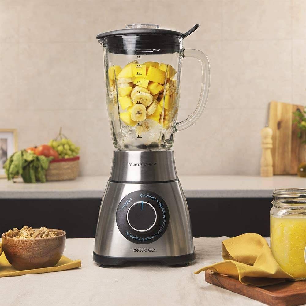 Liquidificadora CECOTEC Power Black Titanium 1300 PerfectMix (Liquidificador - 1300 W - 22000 RPM - Preto e Titânio) — miniatura 3