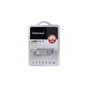 Pen USB INTENSO Alu Line (Com tampa - USB Type-A - USB 2.0 - Prateado) — imagem 1
