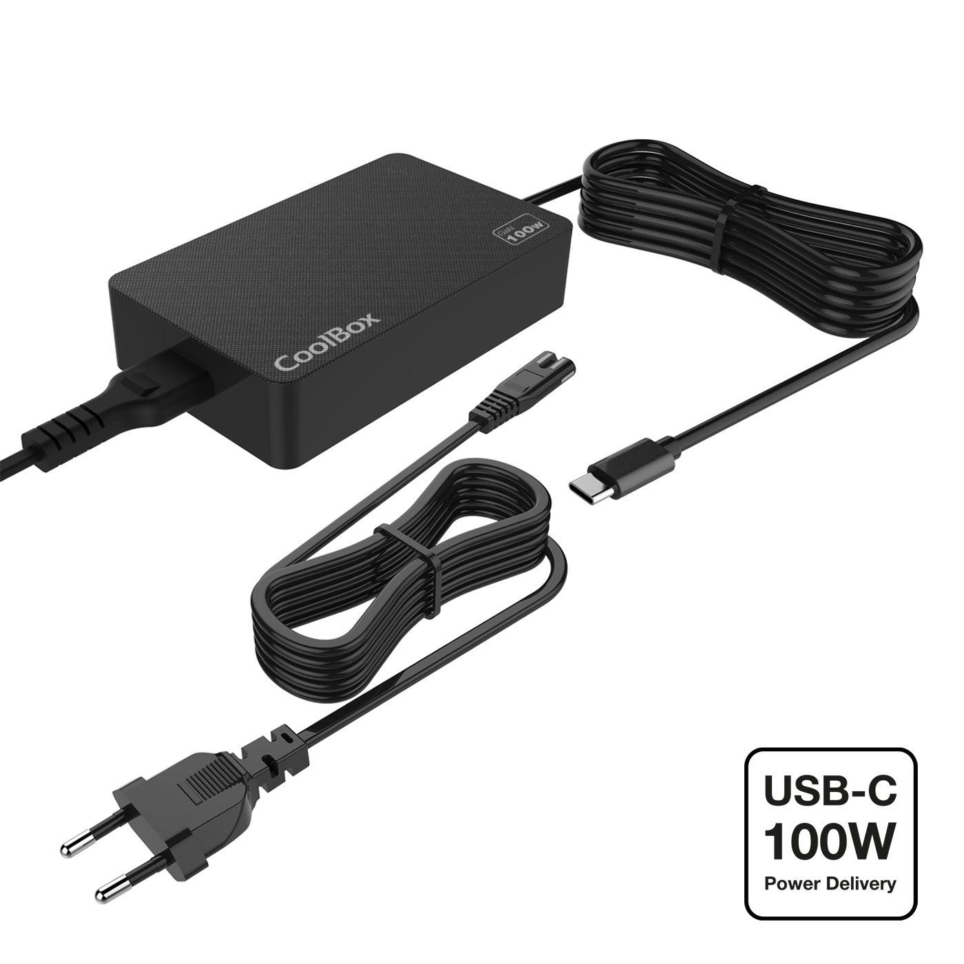 Carregador de Portátil COOLBOX COO-NB100-UC (USB-C - Branco), miniatura 2