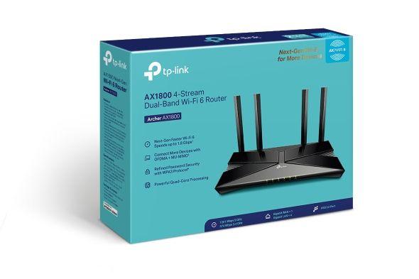 Router TP-LINK Archer AX1800 (Wi-Fi 6 - 1775 Mbit/s - Banda dupla - Preto) — miniatura 3
