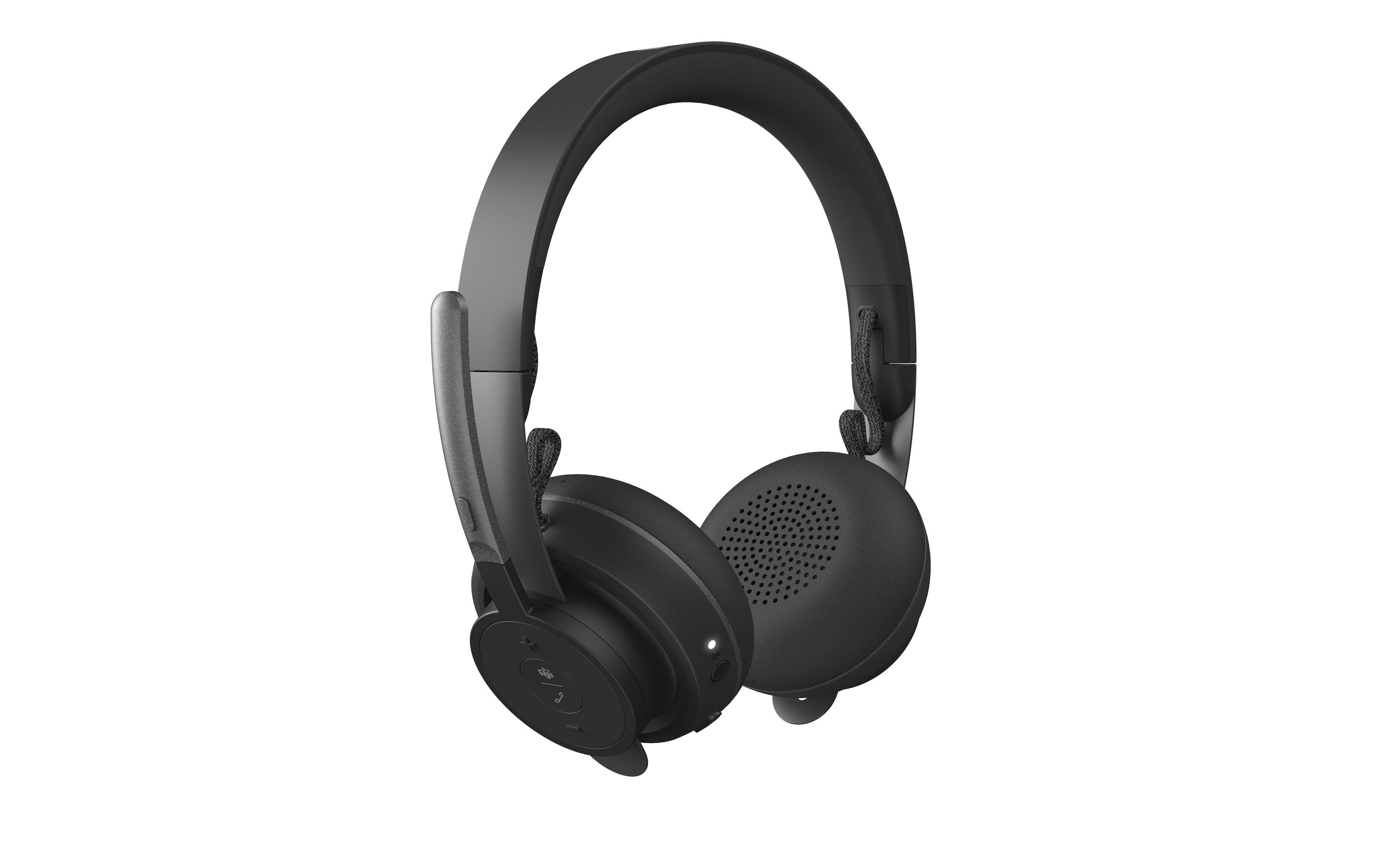 Headset LOGITECH Zone Wireless MS (1,44 Wh - 16 h - Android, iOS - Grafite) — miniatura 2