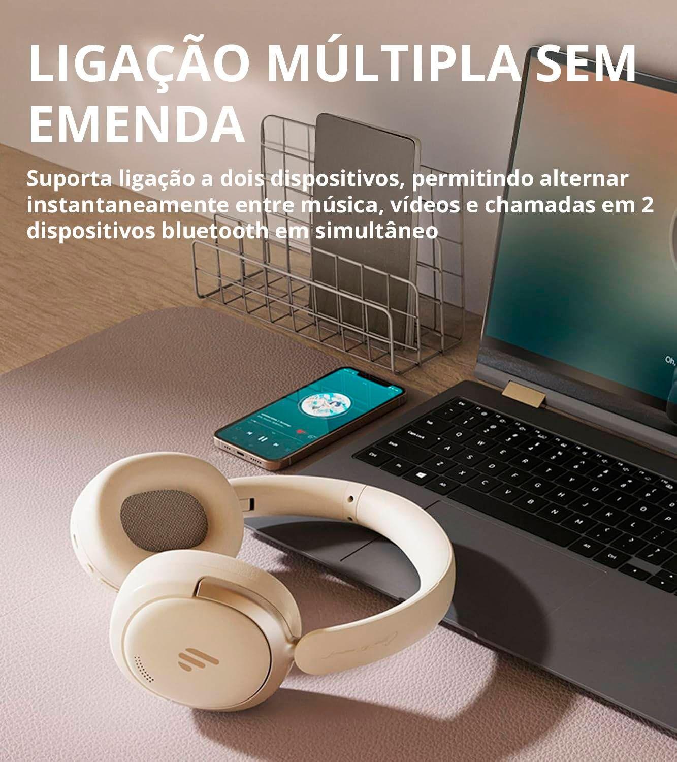 Auscultadores EDIFIER Atom Max (Ativo, até 44 dB - Marfim) — miniatura 6