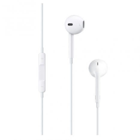 Auscultadores APPLE EarPods MNHF2ZM/A (Jack 3,5 mm - Branco)