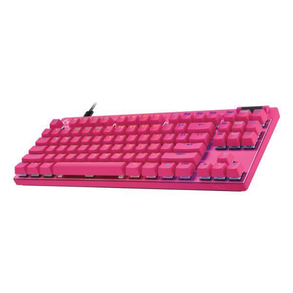 Teclado LOGITECH G PRO X RAPID (Francês - Magnético-mecânicos - USB - Rosa) — miniatura 3